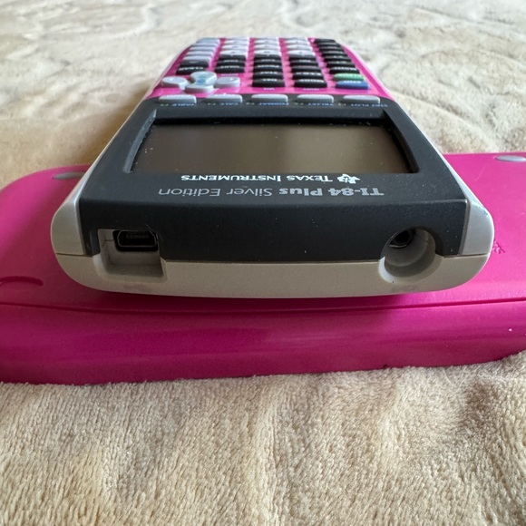 Texas Instruments TI-84 Plus Silver Edition (PINK) w/ Cover • Tested and Working - Picture 10 of 12